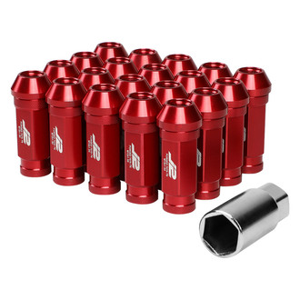 J2 Engineering® - Red Cone Seat Open End Lug Nuts