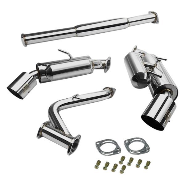 J2 Engineering Scion Fr S 13 Stainless Steel Cat Back Exhaust System With Split Rear Exit