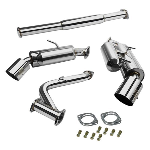 J2 Engineering® - Stainless Steel Cat-Back Exhaust System, Scion FR-S