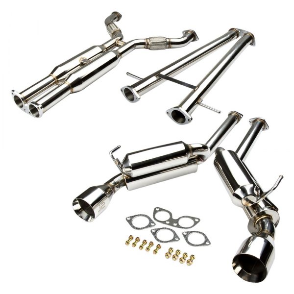 J2 Engineering® - Stainless Steel Cat-Back Exhaust System, Infiniti G37