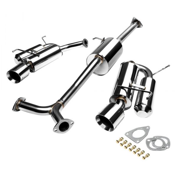 J2 Engineering® - Stainless Steel Cat-Back Exhaust System, Honda S2000