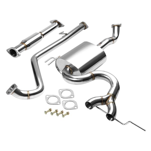 J2 Engineering® - Stainless Steel Cat-Back Exhaust System, Hyundai Veloster