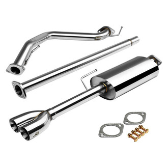 J2 Engineering® - Stainless Steel Cat-Back Exhaust System with Dual Rear Exit