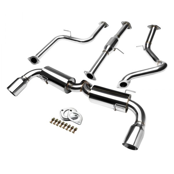 J2 Engineering® - Stainless Steel Cat-Back Exhaust System, Mazda 3