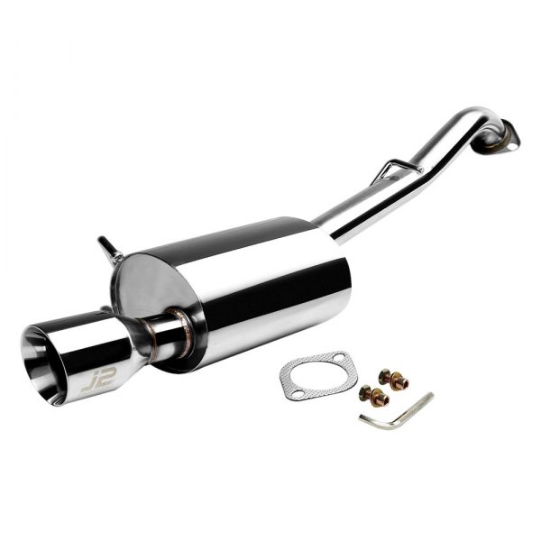 J2 Engineering® - Stainless Steel Axle-Back Exhaust System, Toyota Corolla
