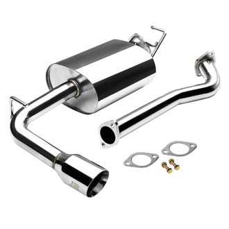 J2 Engineering® - Stainless Steel Cat-Back Exhaust System with Single Rear Exit