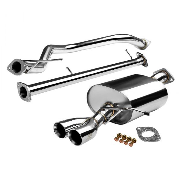 J2 Engineering® - Stainless Steel Cat-Back Exhaust System, Ford Fiesta