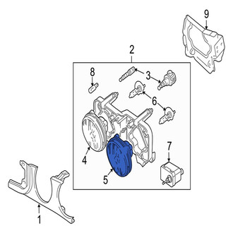 Jaguar OE - Front Headlight Lens