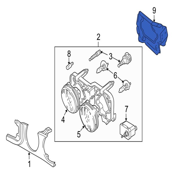 Headlight Mounting Panel