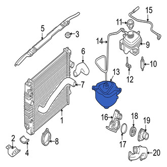 Jaguar OE - Engine Coolant Reservoir