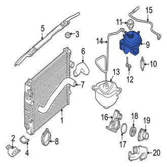 Jaguar OE - Engine Coolant Reservoir