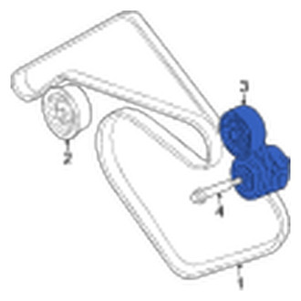 Jaguar OE - Accessory Drive Belt Tensioner Assembly