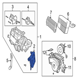 Jaguar OE - HVAC Control Module