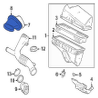 Jaguar OE - Engine Air Intake Hose Seal
