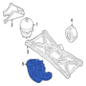Jaguar OE - Lower Automatic Transmission Mount Spacer