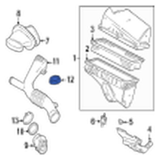 Jaguar OE - Engine Air Intake Hose Seal