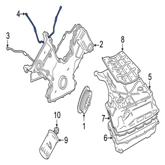 Jaguar OE - Engine Timing Cover Gasket