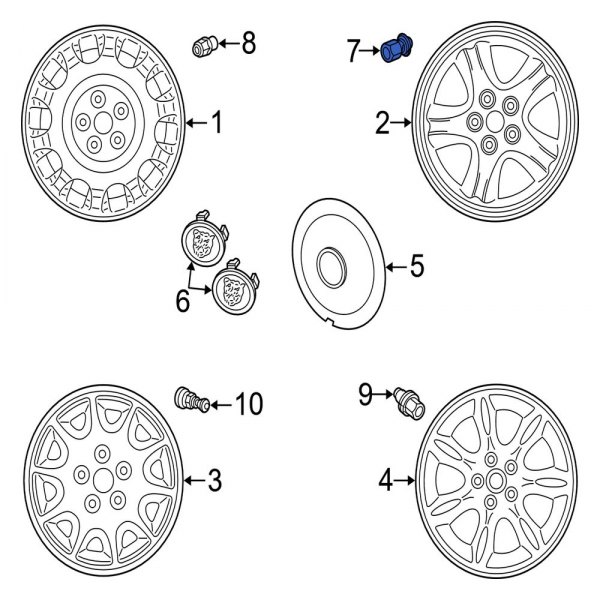 Wheel Lug Nut