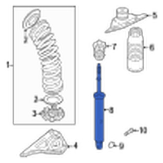 Jaguar OE - Front Suspension Shock Absorber
