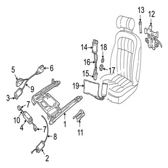 Jaguar OE - Seats & Tracks - Tracks & Components