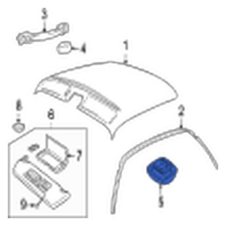 Jaguar OE - Door Glass Sunshade Bracket