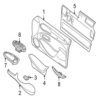 Jaguar OE - Front Door - Interior Trim