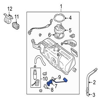 Jaguar OE - Fuel Sender and Hanger Assembly