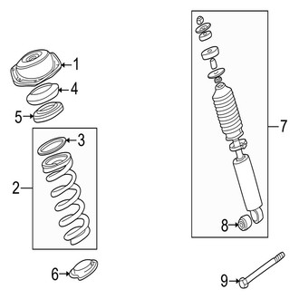 Jaguar OE - Rear Suspension - Shocks & Components