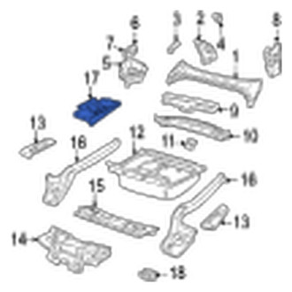 Jaguar OE - Rear Vehicle Battery Bracket