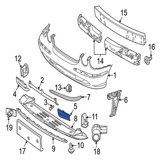 Jaguar OE - Front Left Bumper Cover Spacer Panel