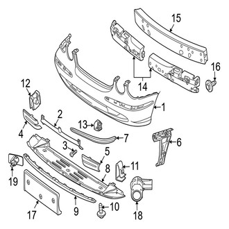 Jaguar OE - Front Bumper - Bumper & Components