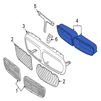 Jaguar OE - Front Left Radiator Support Air Duct