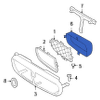 Jaguar OE - Front Left Radiator Support Air Duct