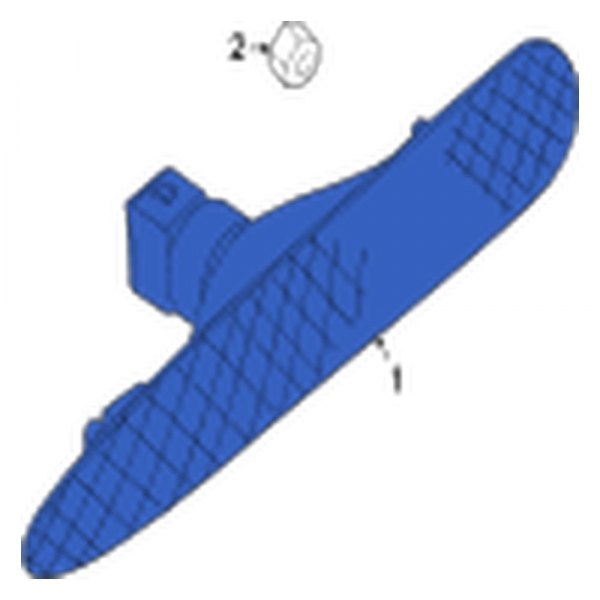 Jaguar OE C2C2047 Front Left Side Marker Light