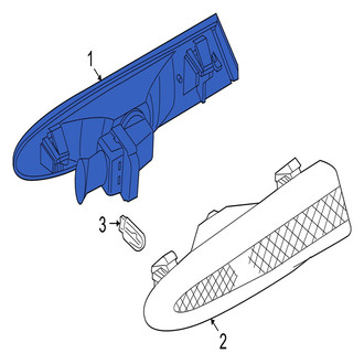 Jaguar OE - Front Left Side Marker Light