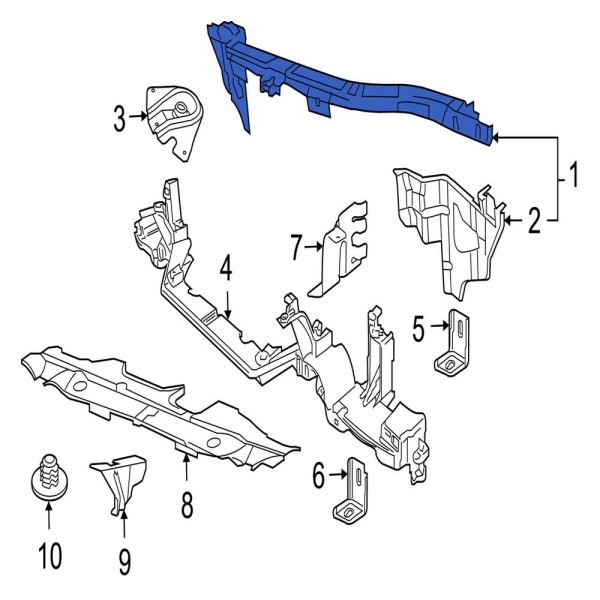 Radiator Support Panel