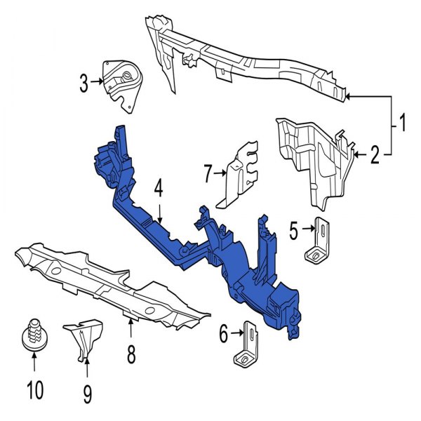 Radiator Support Panel