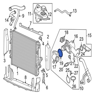 Jaguar OE - Engine Coolant Thermostat Seal