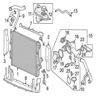 Jaguar OE - Cooling - Radiator & Components