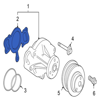 Jaguar OE - Engine Water Pump O-Ring