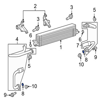 Jaguar OE - Rear Engine Oil Cooler Line O-Ring