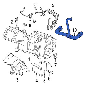 Jaguar OE - Lower Radiator Coolant Hose