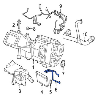 Jaguar OE - HVAC Heater Hose