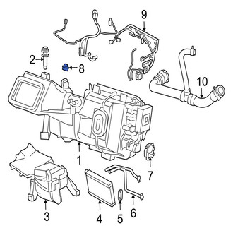 Jaguar OE - HVAC Control Module
