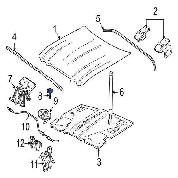 Hood Latch Bolt