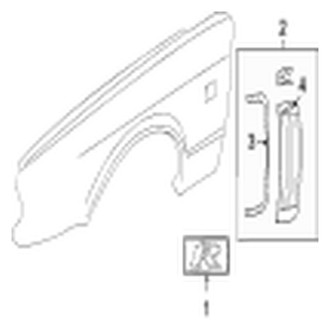 Jaguar OE - Fender - Exterior Trim
