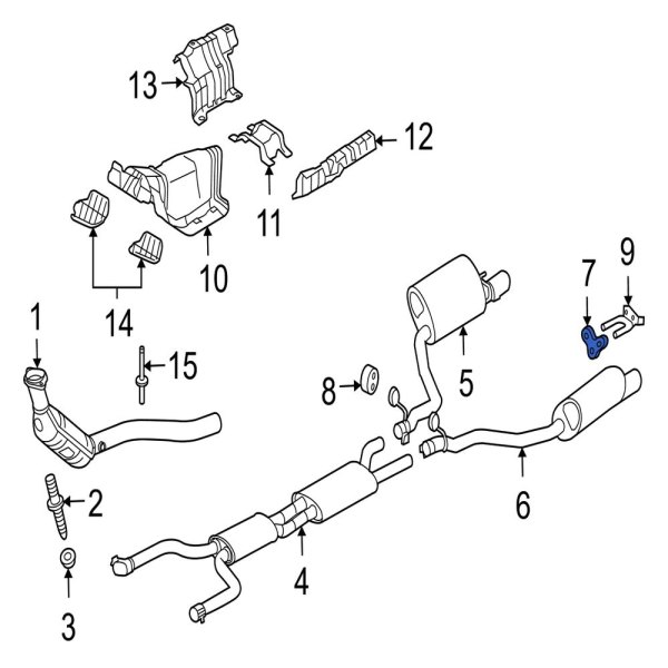 Exhaust Muffler Bracket