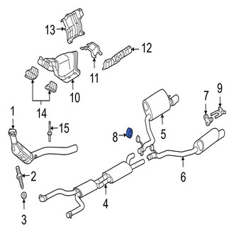Jaguar OE - Exhaust System Hanger