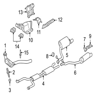 Jaguar OE - Exhaust System - Exhaust Components