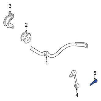 Jaguar OE - Front Suspension Stabilizer Bar Link Bolt